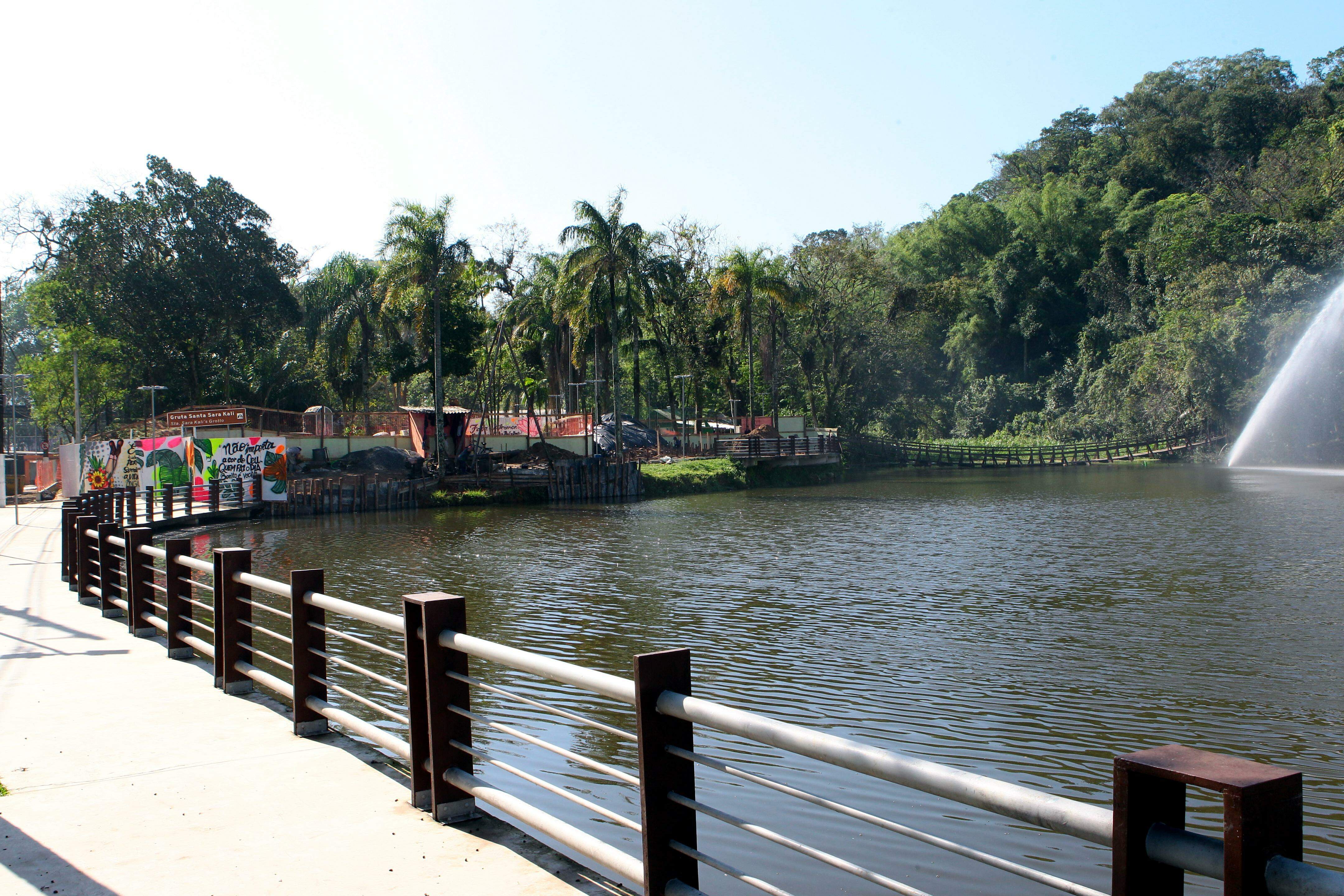 A área da Lagoa da Saudade vai se transformar em um imenso arraial