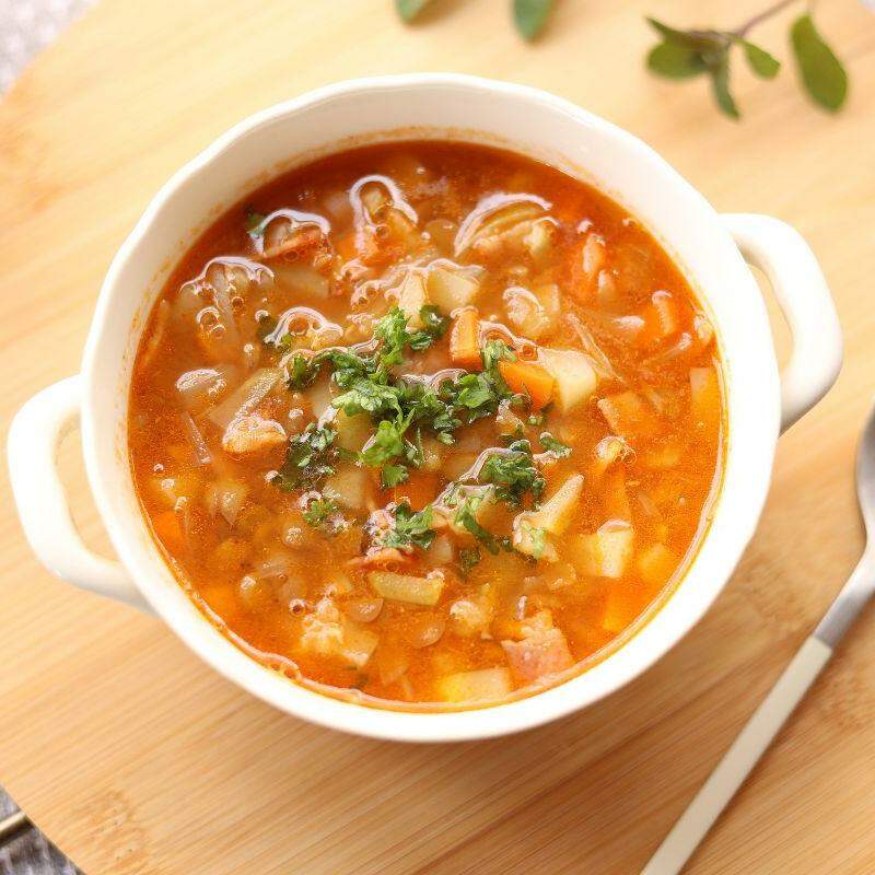 Sopa consistente