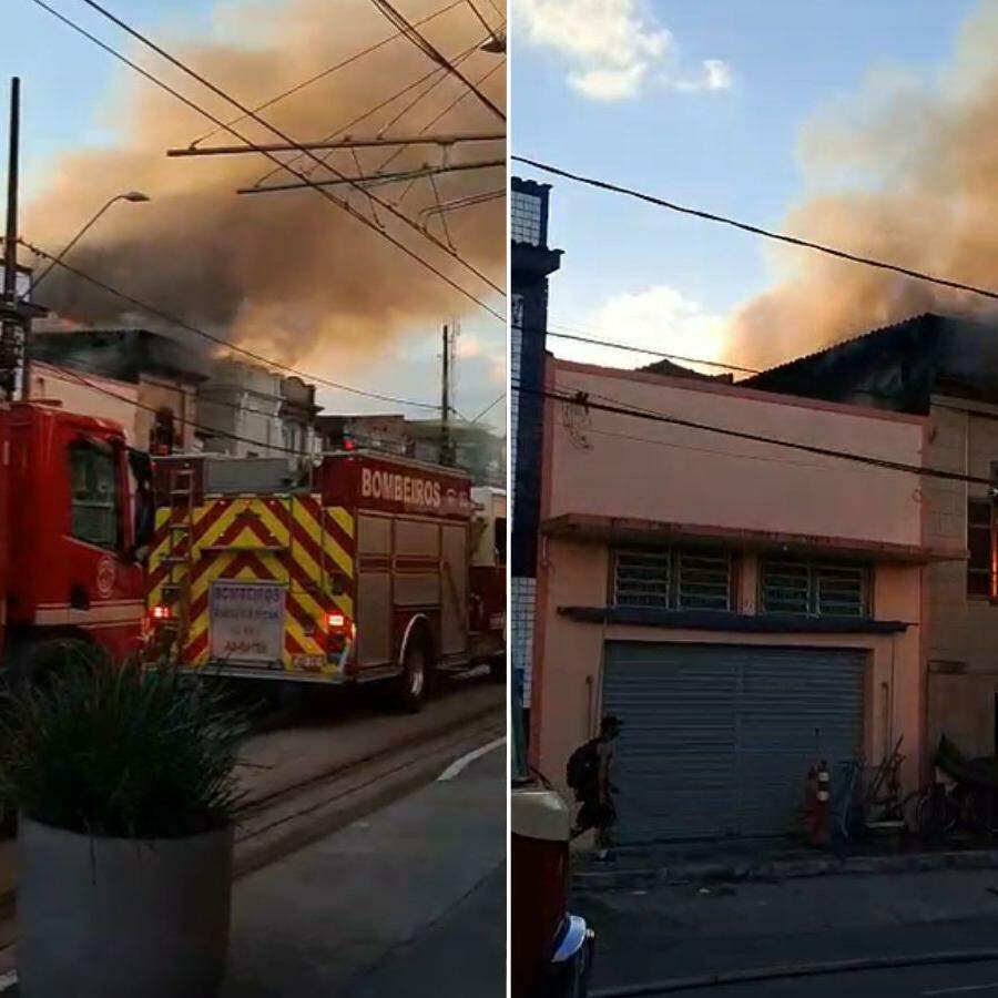Fogo iniciou por volta das 16h