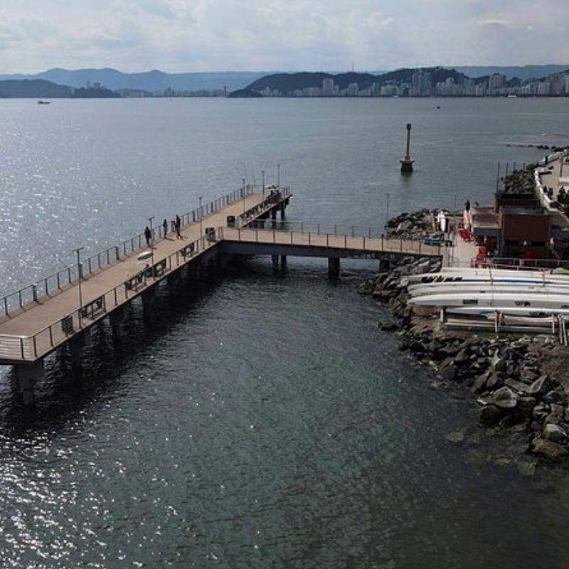 Ocorrência foi no Deck do Pescador, em Santos