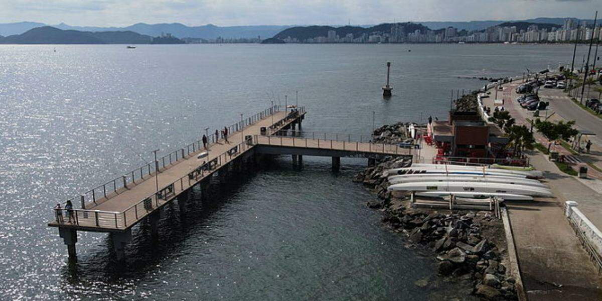 Ocorrência foi no Deck do Pescador, em Santos