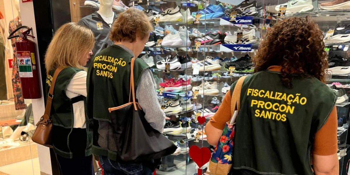 A ação também incluiu orientações aos responsáveis pelas lojas sobre boas práticas nas relações de consumo e os deveres estabelecidos pelo Código de Defesa do Consumidor (CDC)