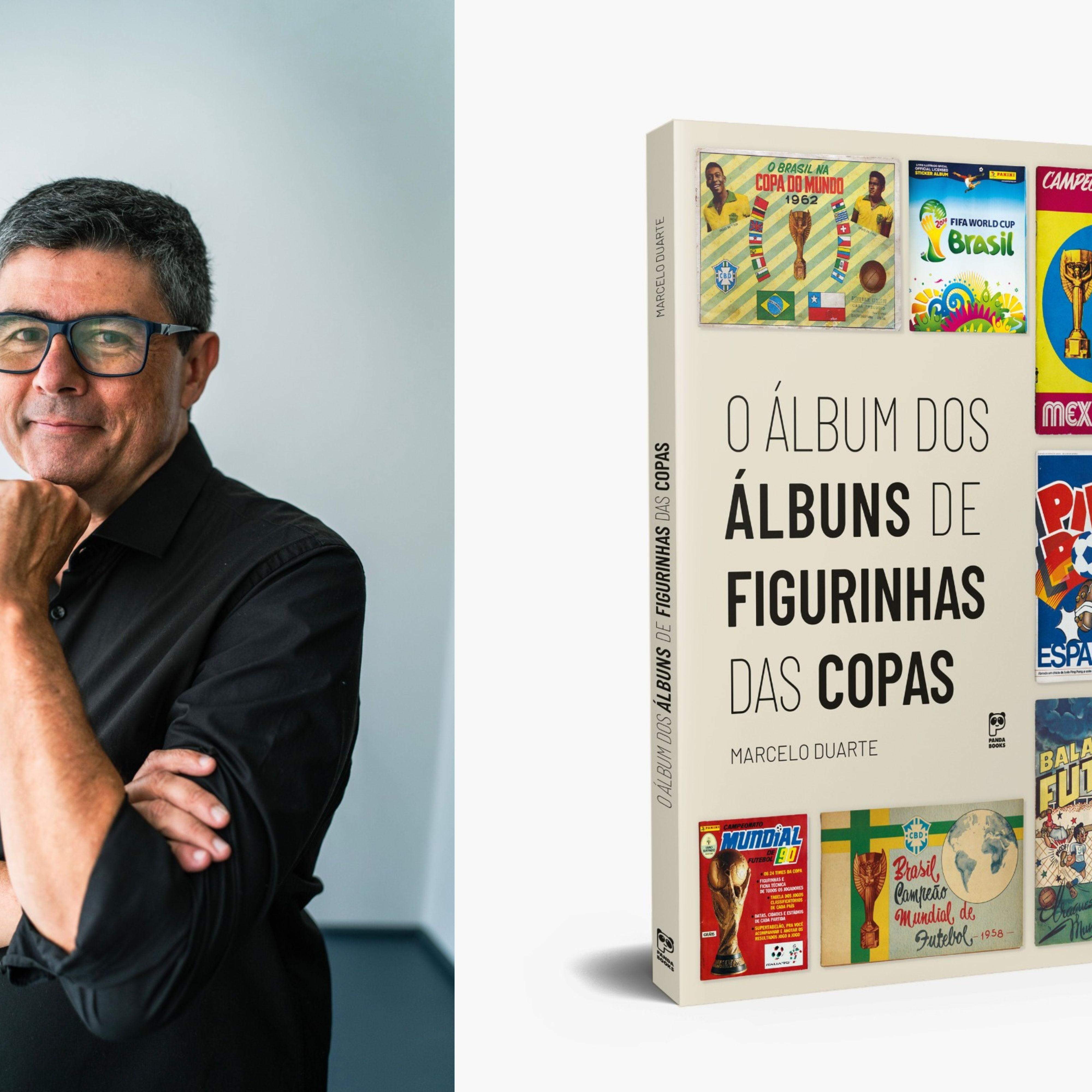 O jornalista Marcelo Duarte lança livro sobre a história das figurinhas nos Mundiais; no Brasil, estão desde 1950
