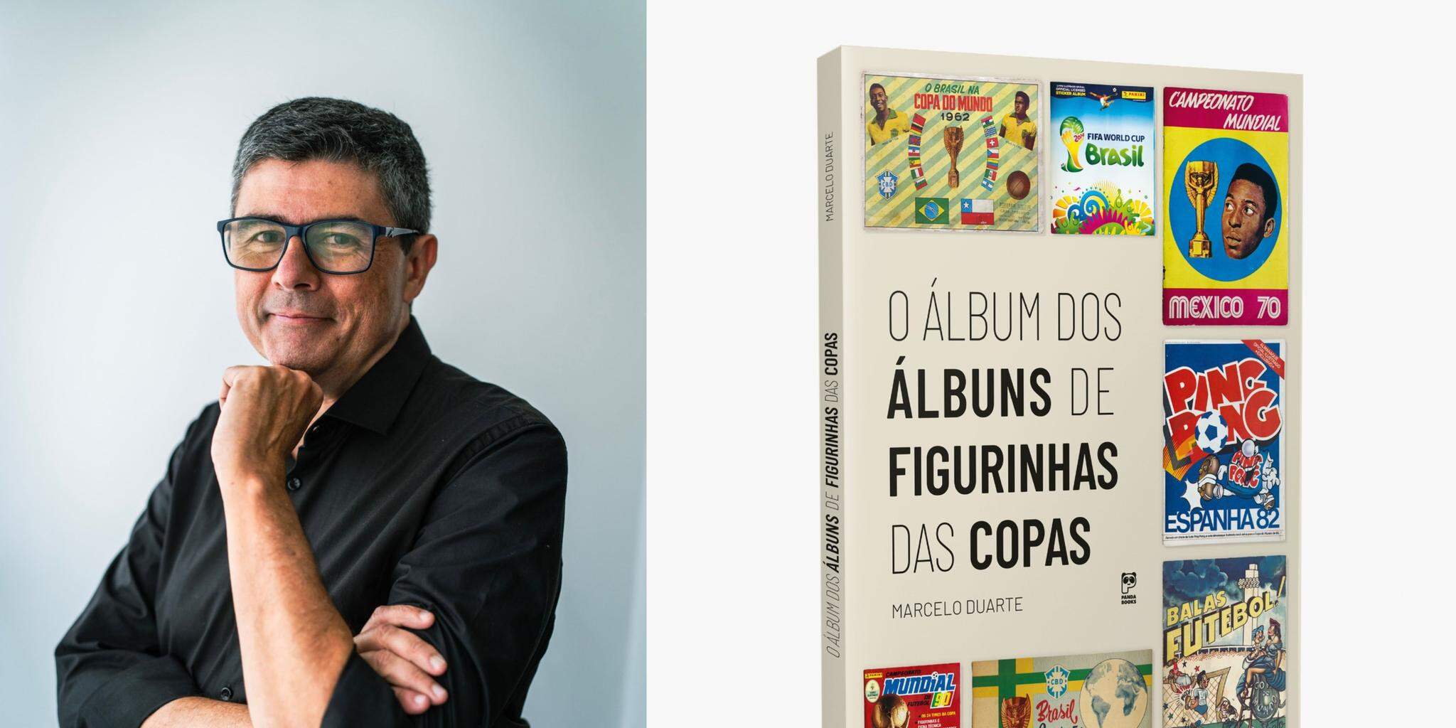 O jornalista Marcelo Duarte lança livro sobre a história das figurinhas nos Mundiais; no Brasil, estão desde 1950