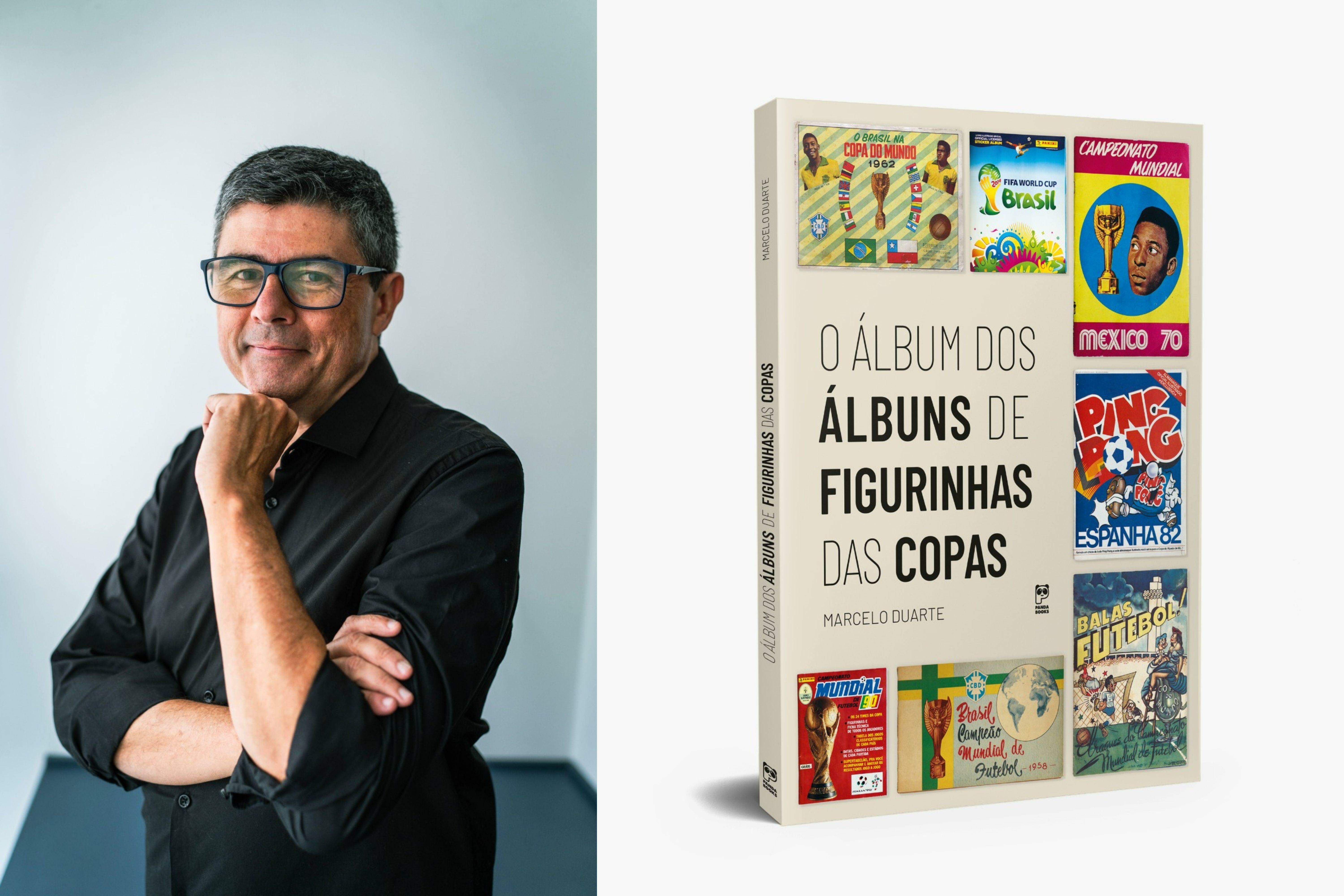 O jornalista Marcelo Duarte lança livro sobre a história das figurinhas nos Mundiais; no Brasil, estão desde 1950