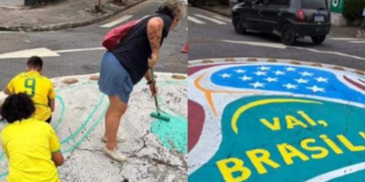 No Boqueirão, esse espírito de Copa do Mundo ganhou forma por meio da arte urbana e da participação dos moradores.