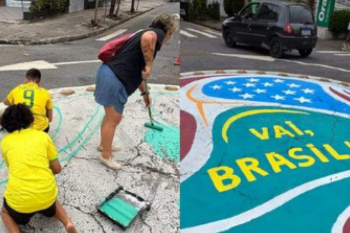 No Boqueirão, esse espírito de Copa do Mundo ganhou forma por meio da arte urbana e da participação dos moradores.