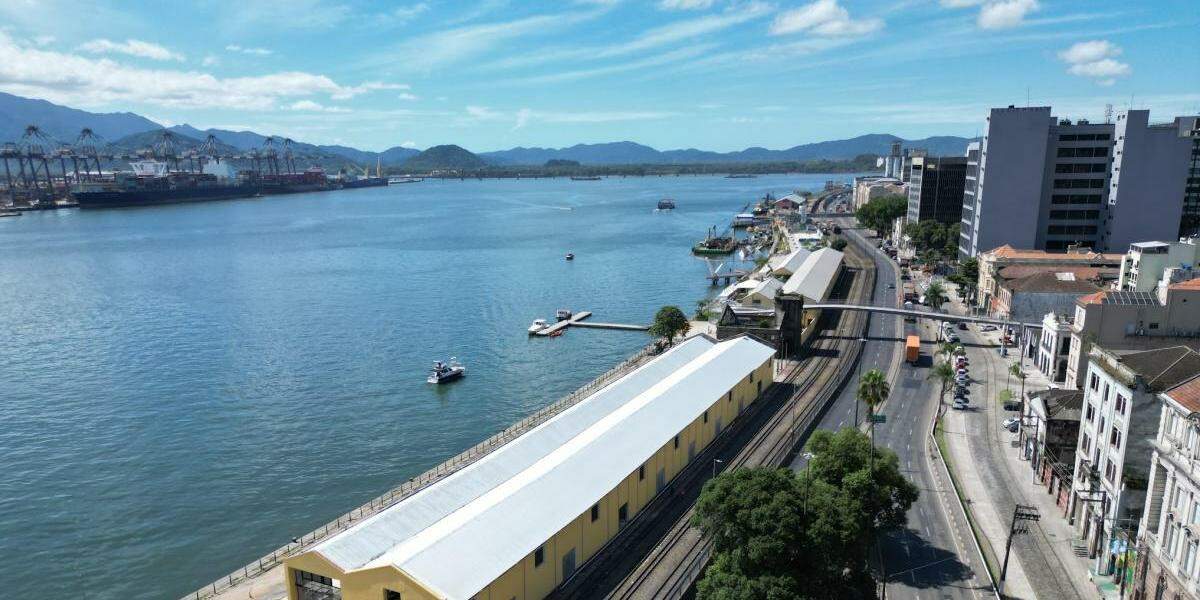 Parque Valongo, em Santos, tem projeto de expansão com revitalização do Armazém 3