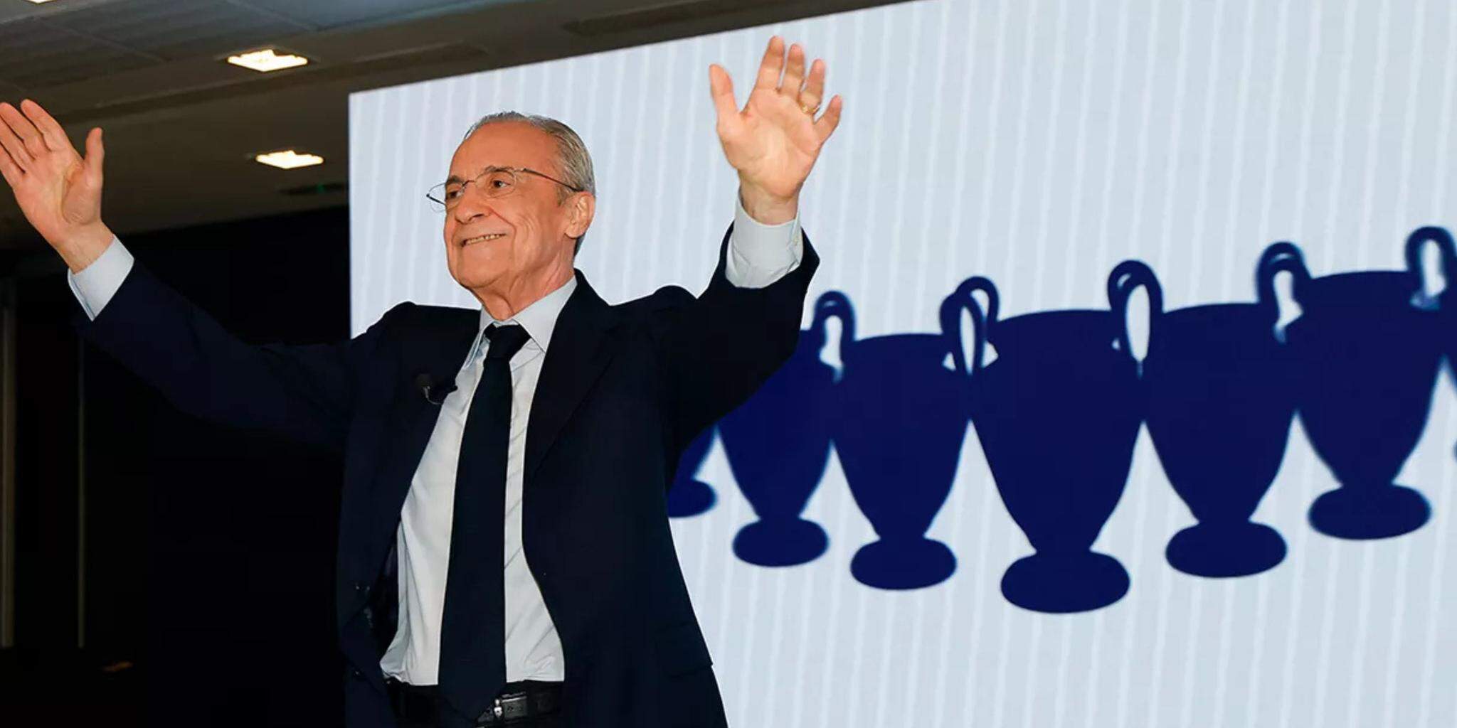 Florentino Pérez é reeleito presidente do Real Madrid e seguirá no cargo até 2030