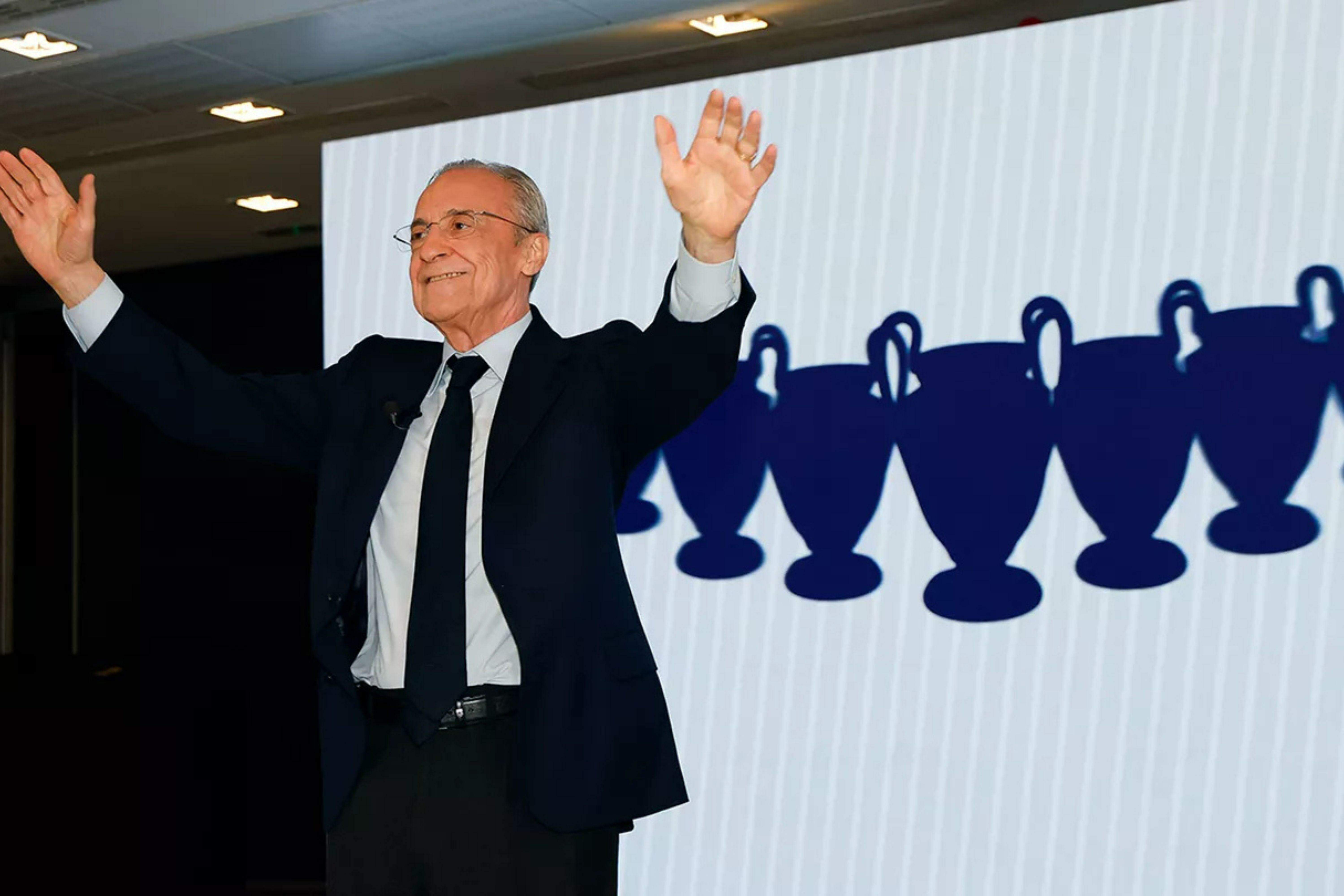 Florentino Pérez é reeleito presidente do Real Madrid e seguirá no cargo até 2030