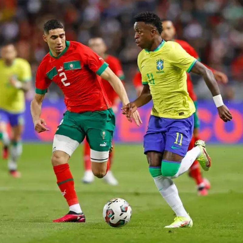 Marrocos venceu o Brasil em amistoso em 2023