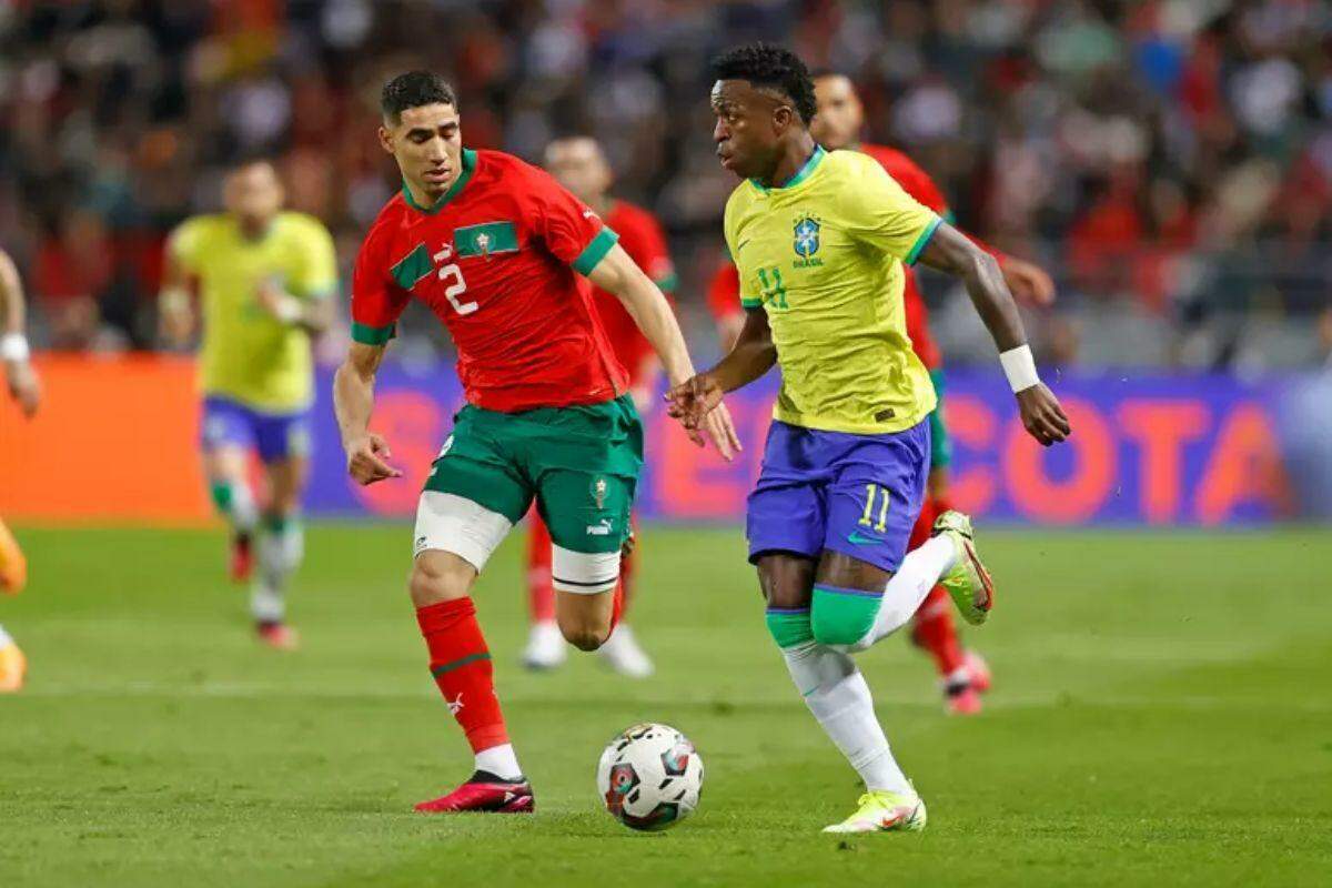 Marrocos venceu o Brasil em amistoso em 2023