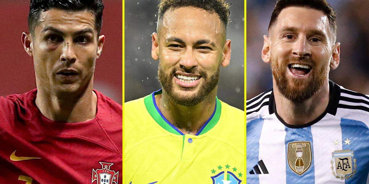 Messi, CR7 e Neymar vão disputar a Copa pela última vez