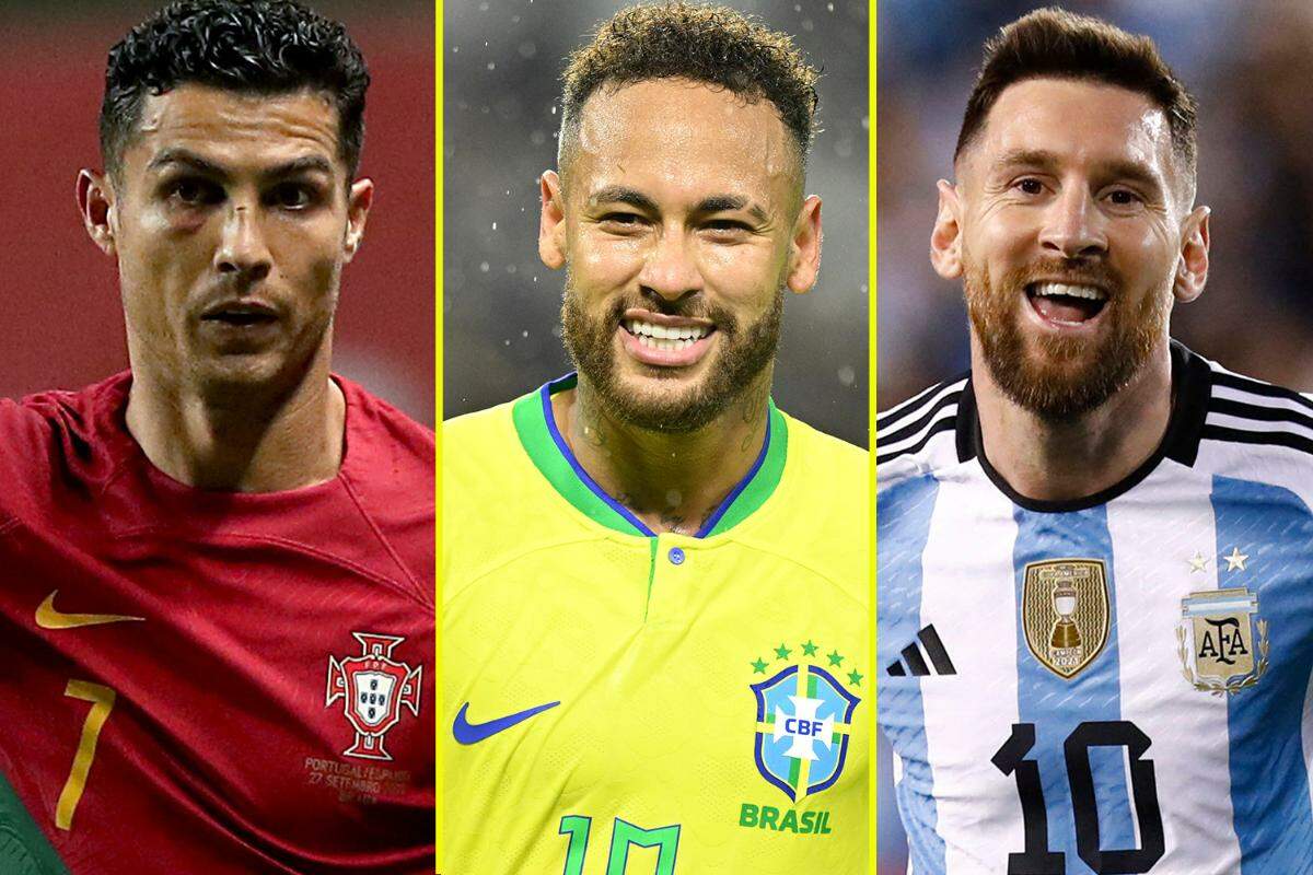 Messi, CR7 e Neymar vão disputar a Copa pela última vez