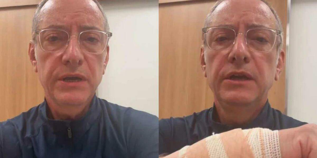 Após o incidente, Burnier precisou receber atendimento médico no Hospital Sírio-Libanês