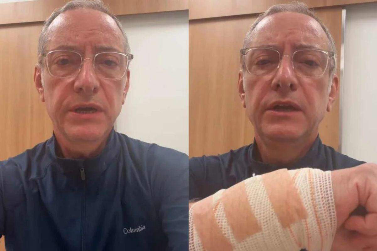 Após o incidente, Burnier precisou receber atendimento médico no Hospital Sírio-Libanês