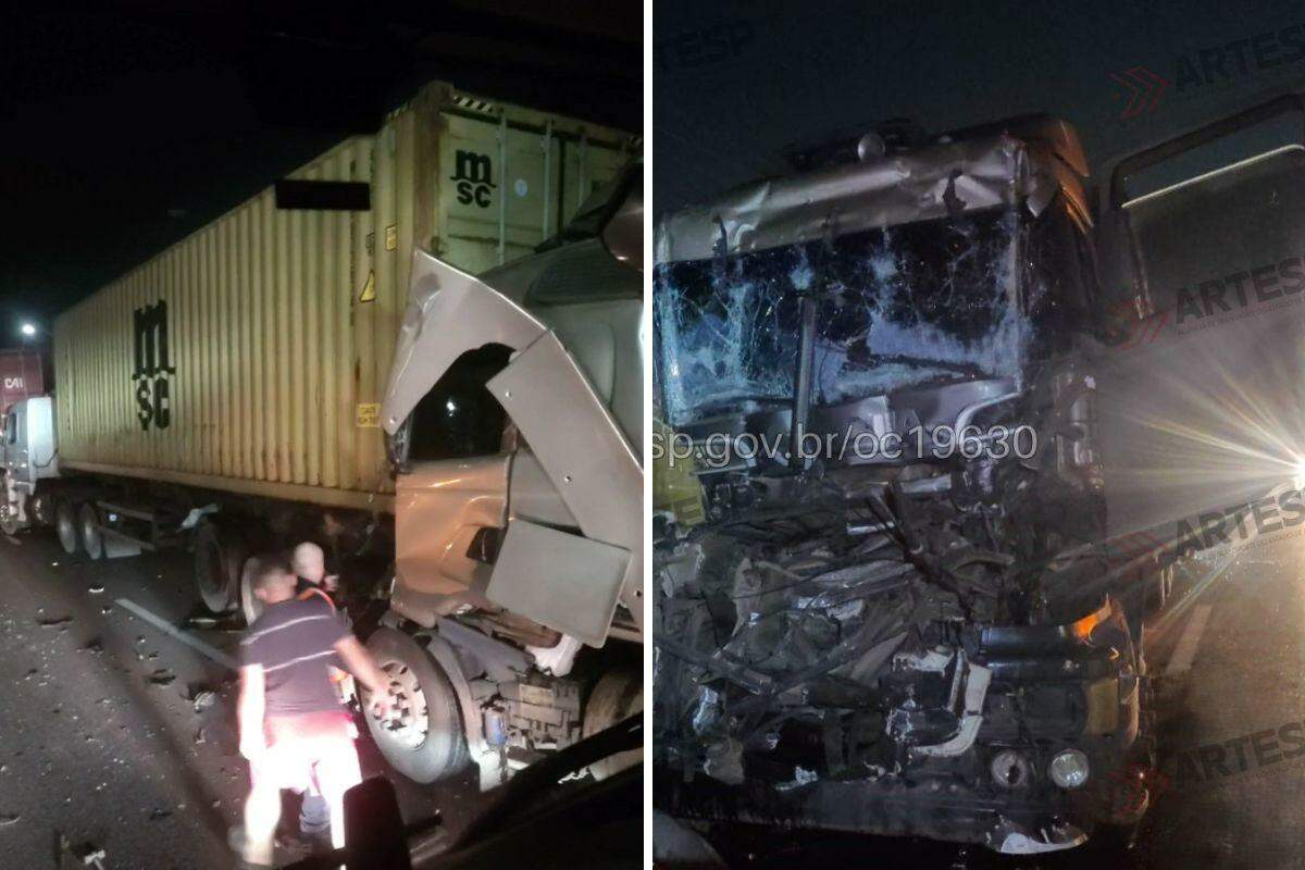 Acidente aconteceu na noite de segunda-feira (8), na altura do Jardim Nova República, em Cubatão