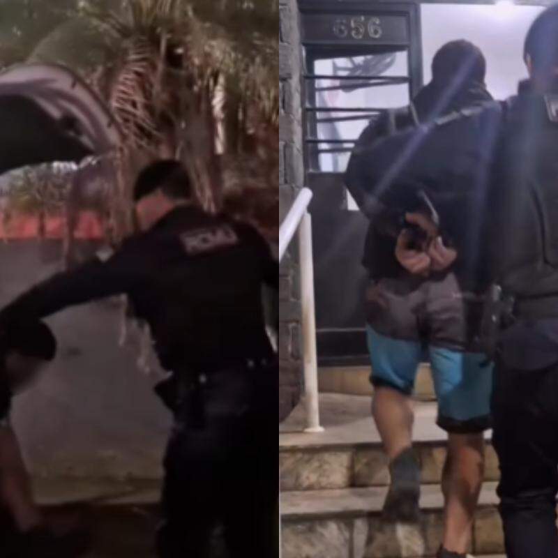 O homem foi preso e encaminhado ao Distrito Policial Sede de Guarujá