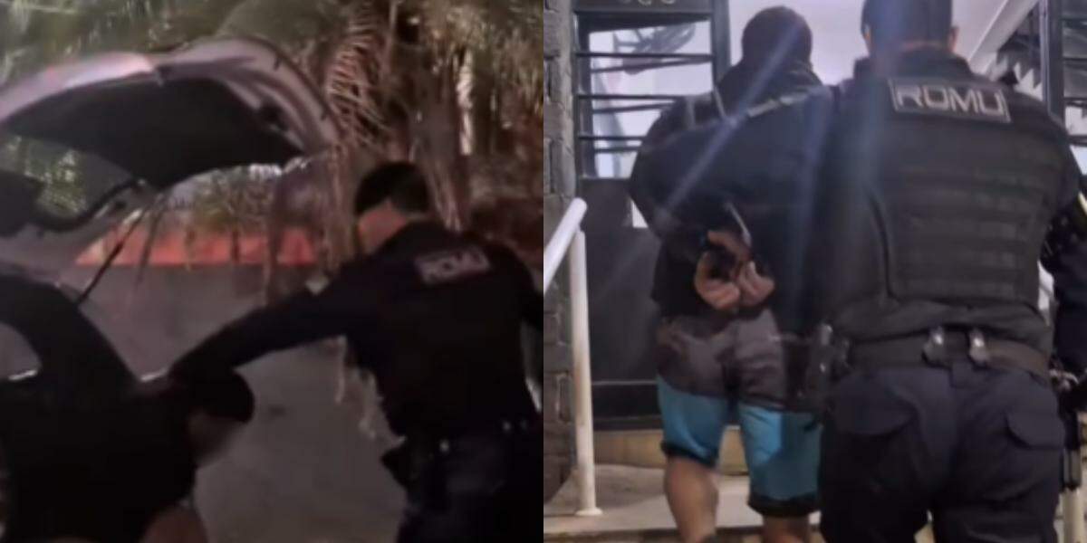 O homem foi preso e encaminhado ao Distrito Policial Sede de Guarujá