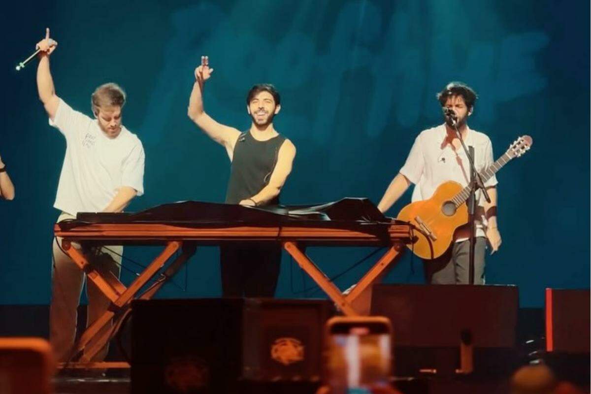 Além da transmissão do jogo do Brasil, trio Rooftime é atração inédita