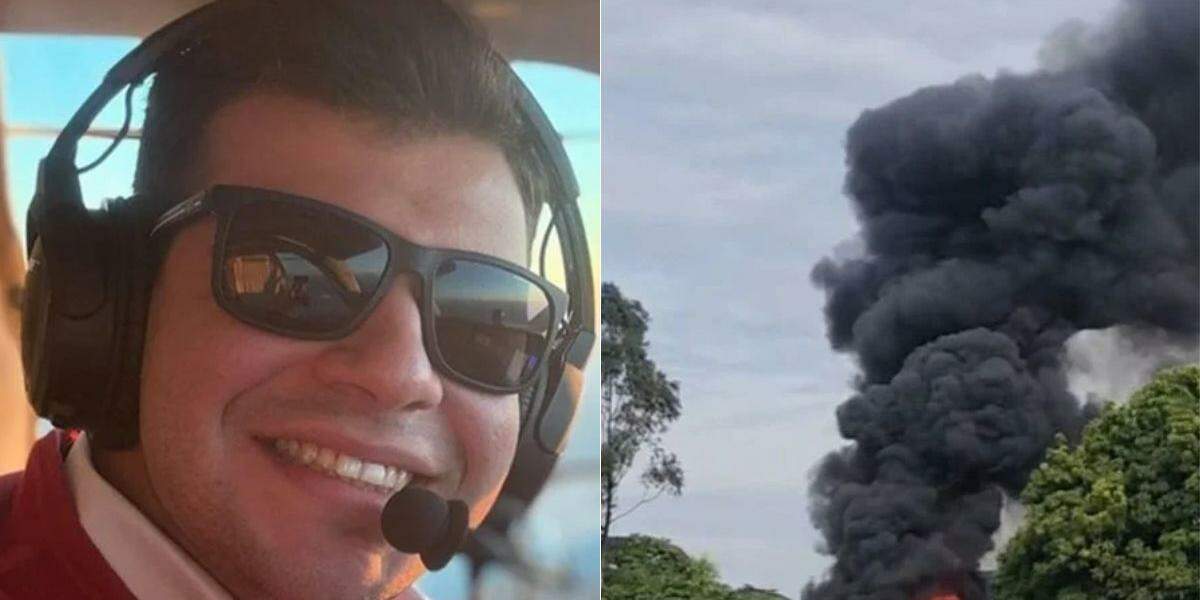 Duas pessoas morrem em queda de avião de pequeno porte no interior de São Paulo