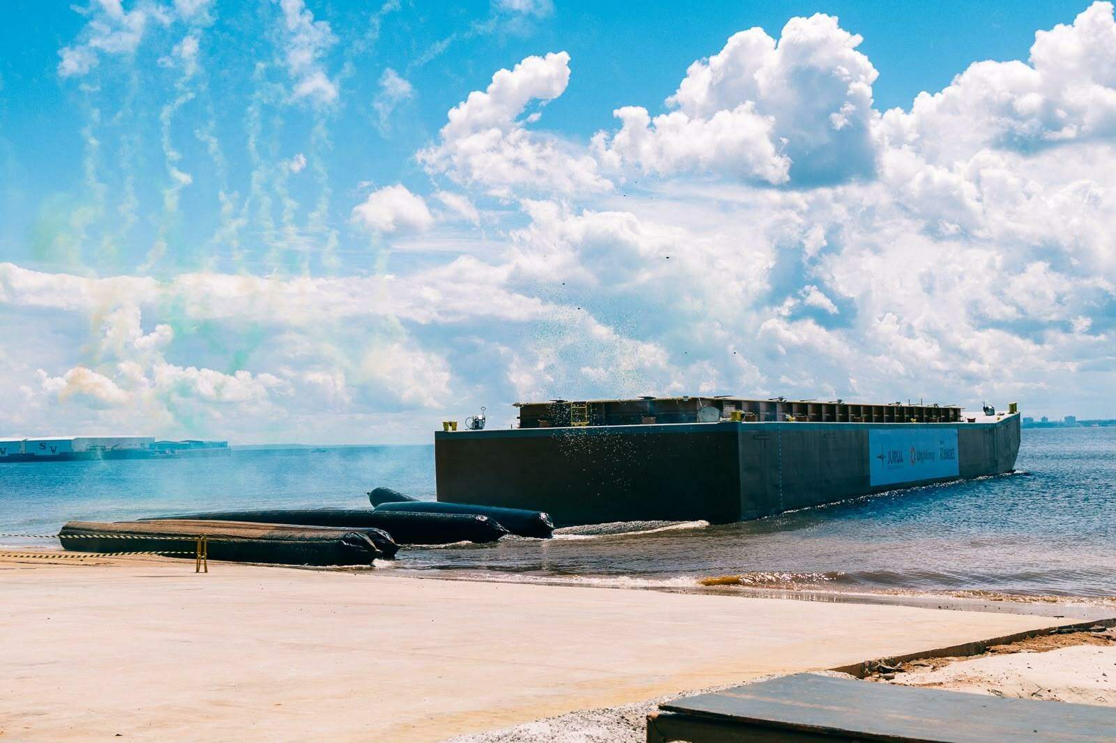 Entre os projetos em execução, está o Juruá Estaleiro e Navegação, que fica em Iranduba, no Amazonas