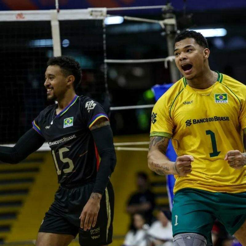 Seleção brasileira masculina de vôlei derrota Irã na estreia da Liga das Nações
