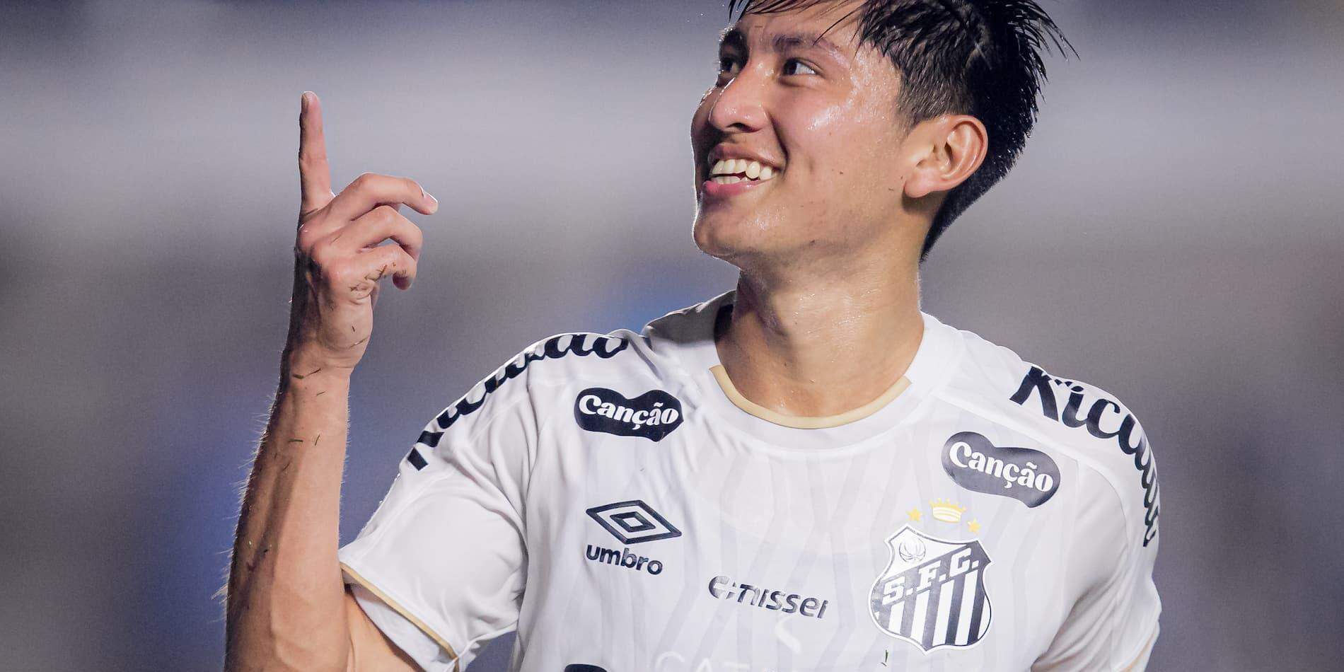 Miguelito marcou o primeiro gol pelo time profissional no final de maio, contra o Vitória