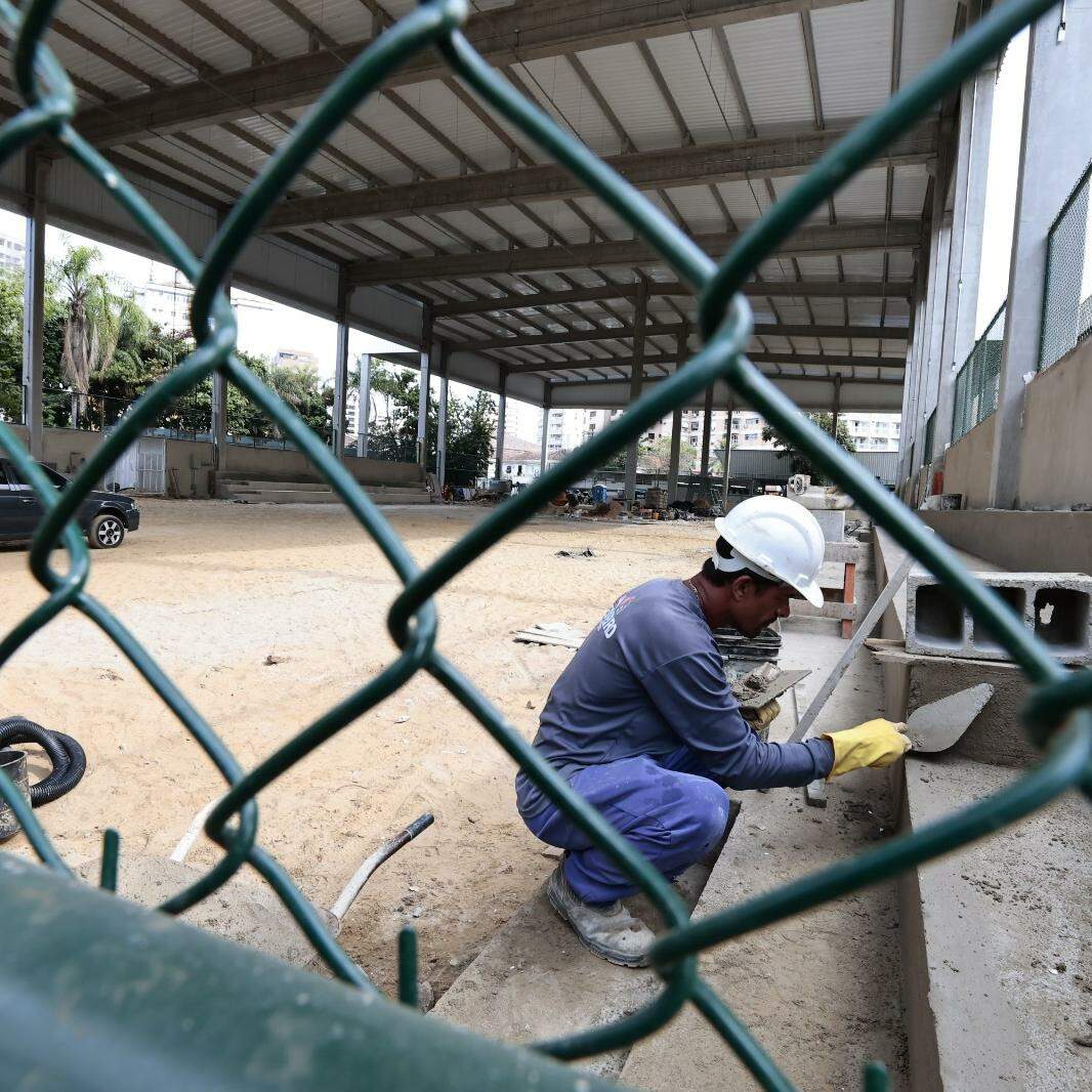 Obras de modernização e expansão do Complexo Esportivo Rebouças permitirão a criação de vagas em Santos