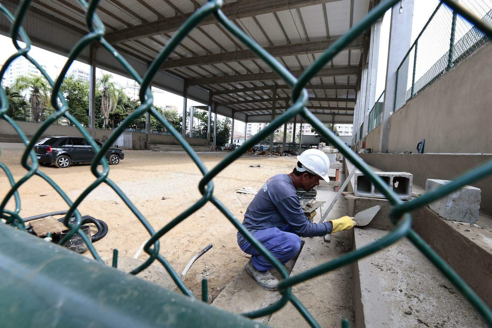 Obras de modernização e expansão do Complexo Esportivo Rebouças permitirão a criação de vagas em Santos