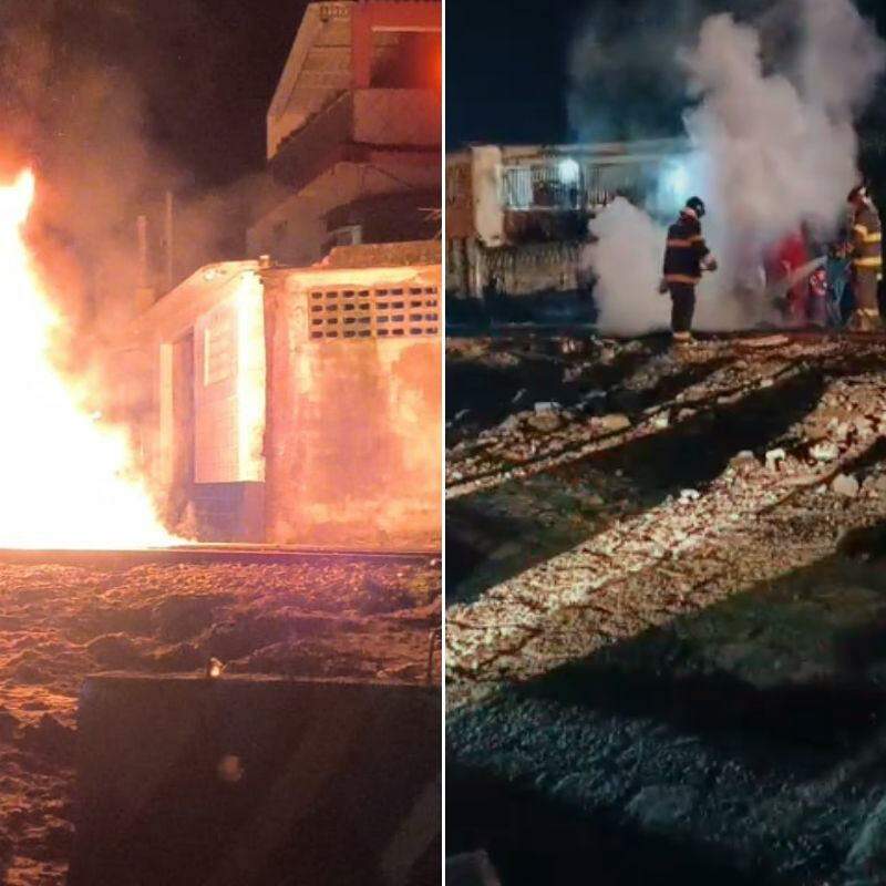 Moradores fizeram um protesto na noite de  terça-feira (9) em Cubatão