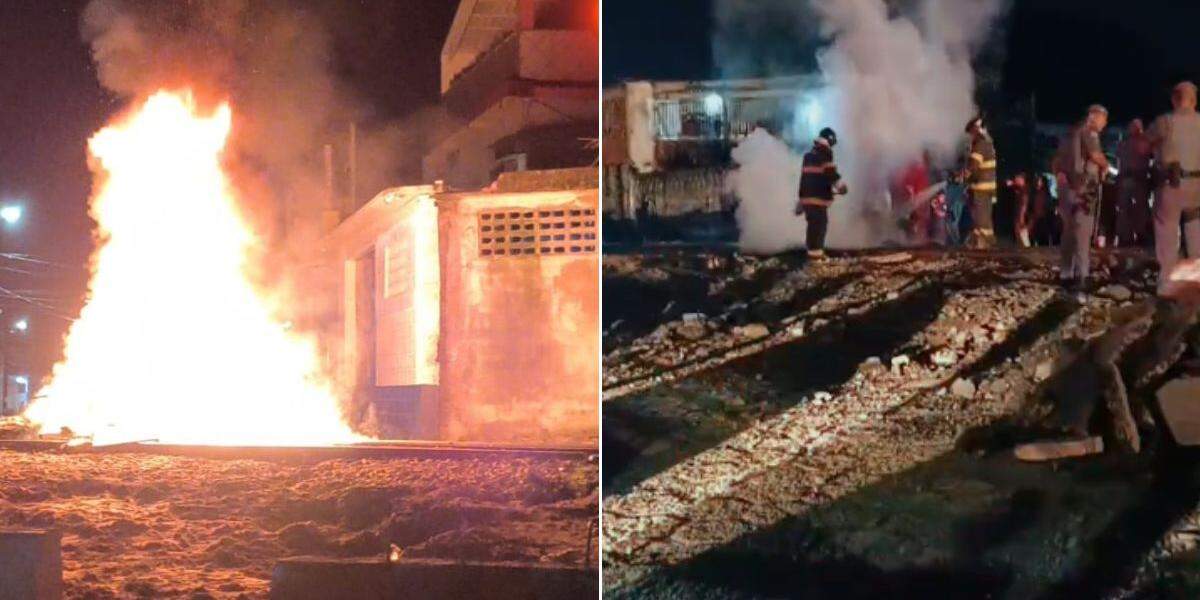 Moradores fizeram um protesto na noite de  terça-feira (9) em Cubatão