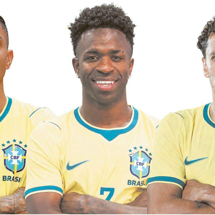 Com Raphinha, Vini Jr e Marquinhos como pilares do time, Brasil inicia a busca pelo sexto título mundial neste sábado (13), contra o Marrocos