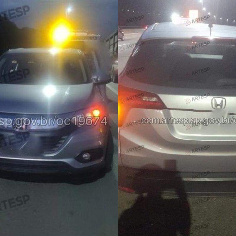Veículo estava no acostamento da rodovia