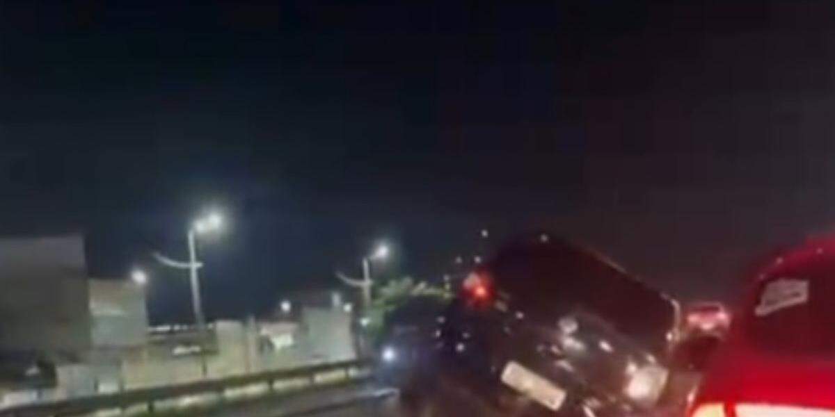 Acidente causou interdição da via