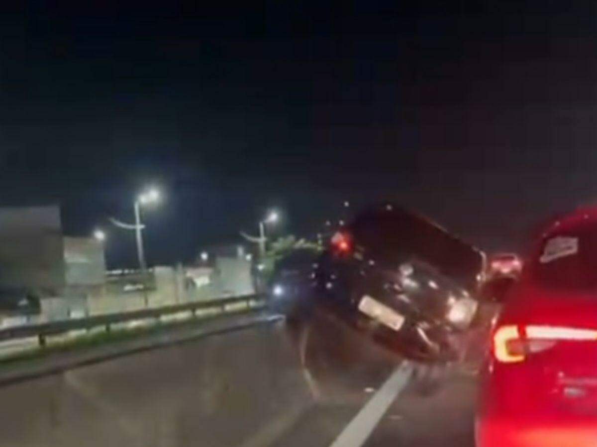 Acidente causou interdição da via