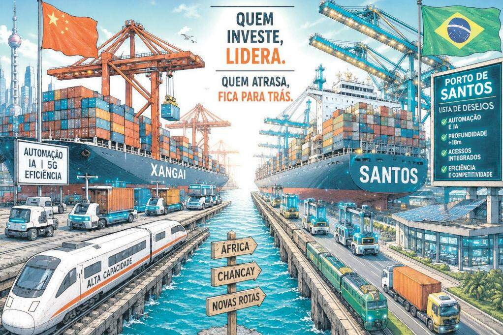 Ascensão logística da China acende alerta para infraestrutura brasileira