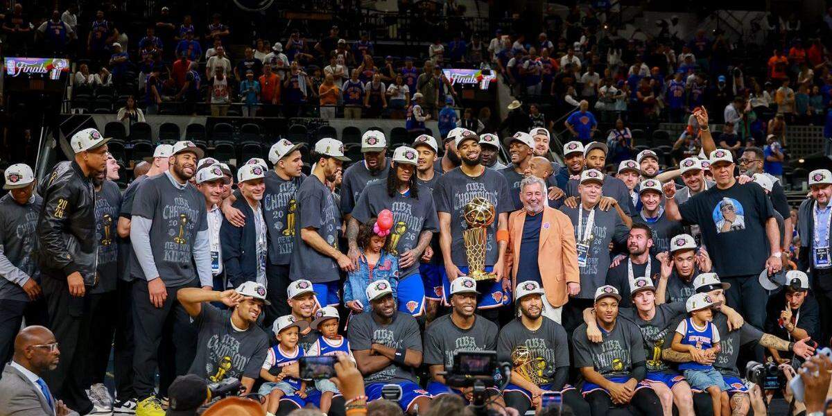 Knicks bateu o San Antonio Spurs e conquistou o título da NBA