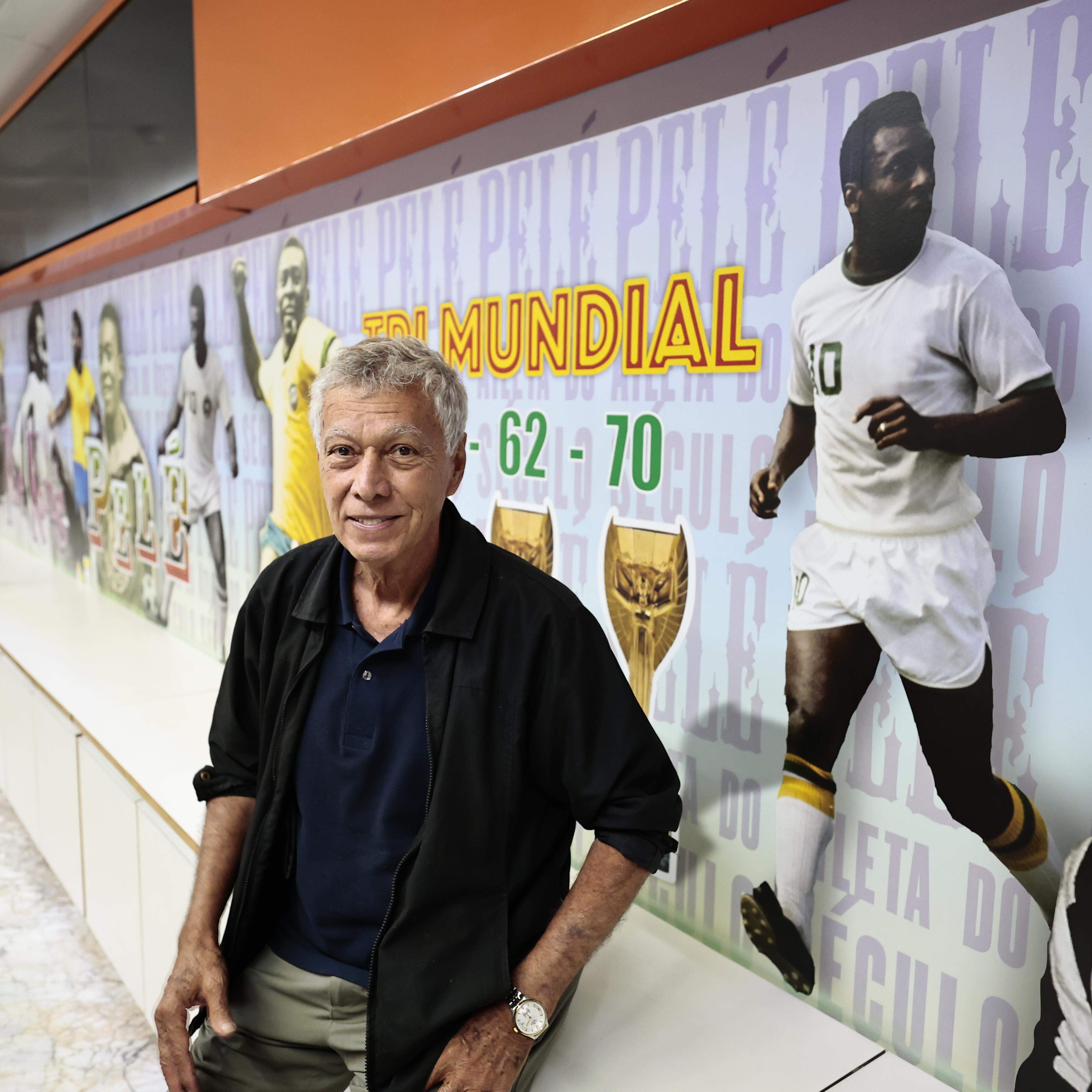 Clodoaldo brilhou em 1970 ao fazer o gol de empate contra o Uruguai – no fim, o Brasil virou para 3 a 1