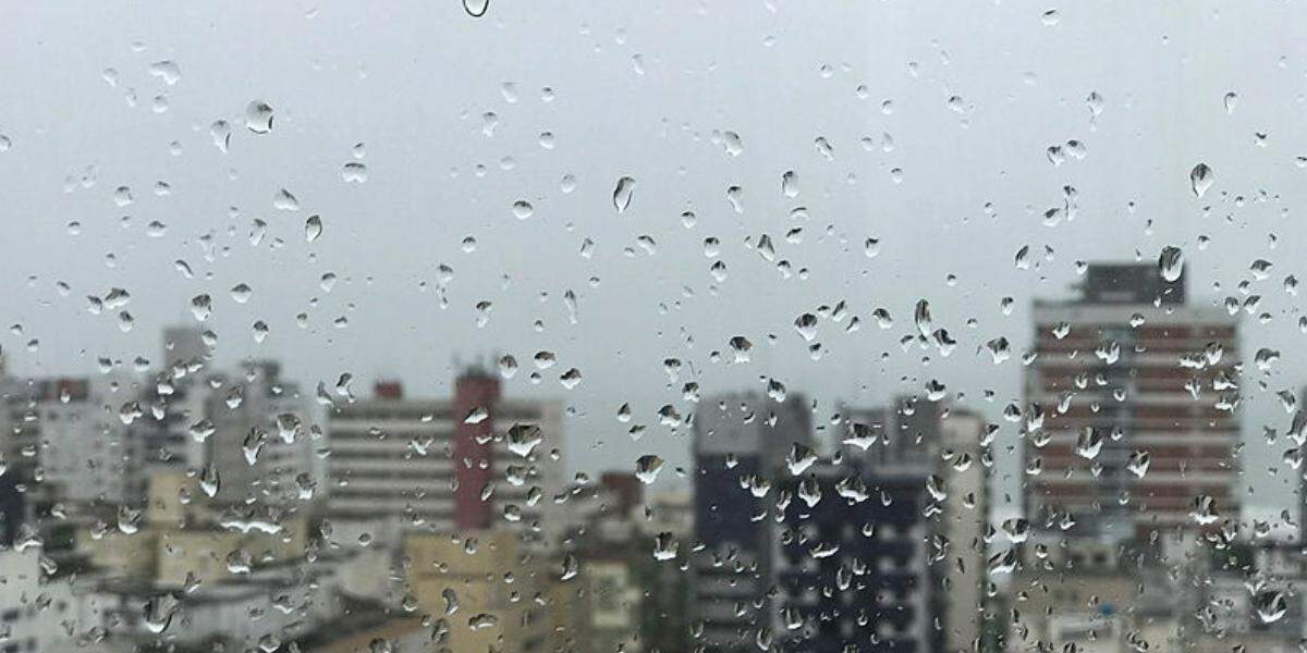 Chuva atinge a Baixada Santista entre segunda (15) e quarta (17); na sexta (19), os termômetros caem
