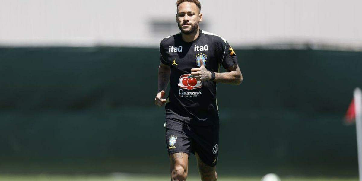 Neymar sofreu uma lesão no músculo reto anterior da coxa direita