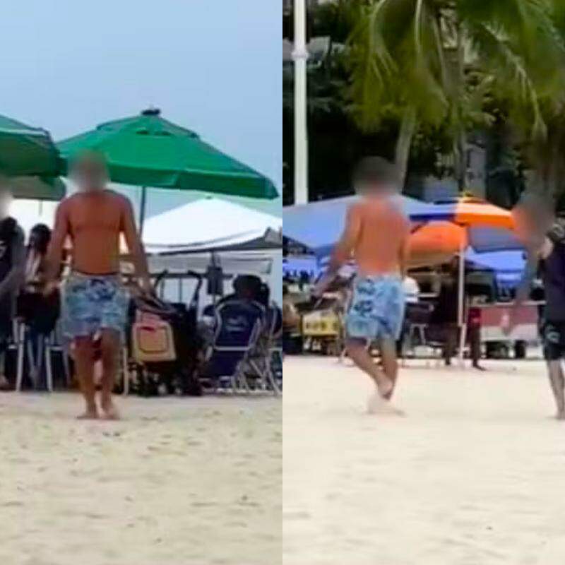 Justiça considerou como fortuito o encontro entre os dois em um quiosque na Praia de Pitangueiras, em Guarujá