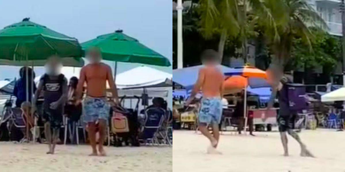 Justiça considerou como fortuito o encontro entre os dois em um quiosque na Praia de Pitangueiras, em Guarujá