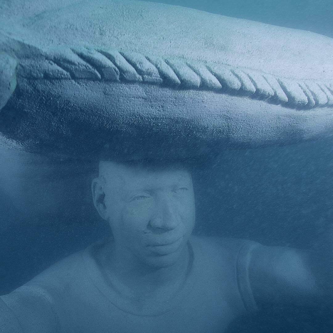 Esculturas retratam temas marítimos, de povos ligados ao mar e Baixada Santista