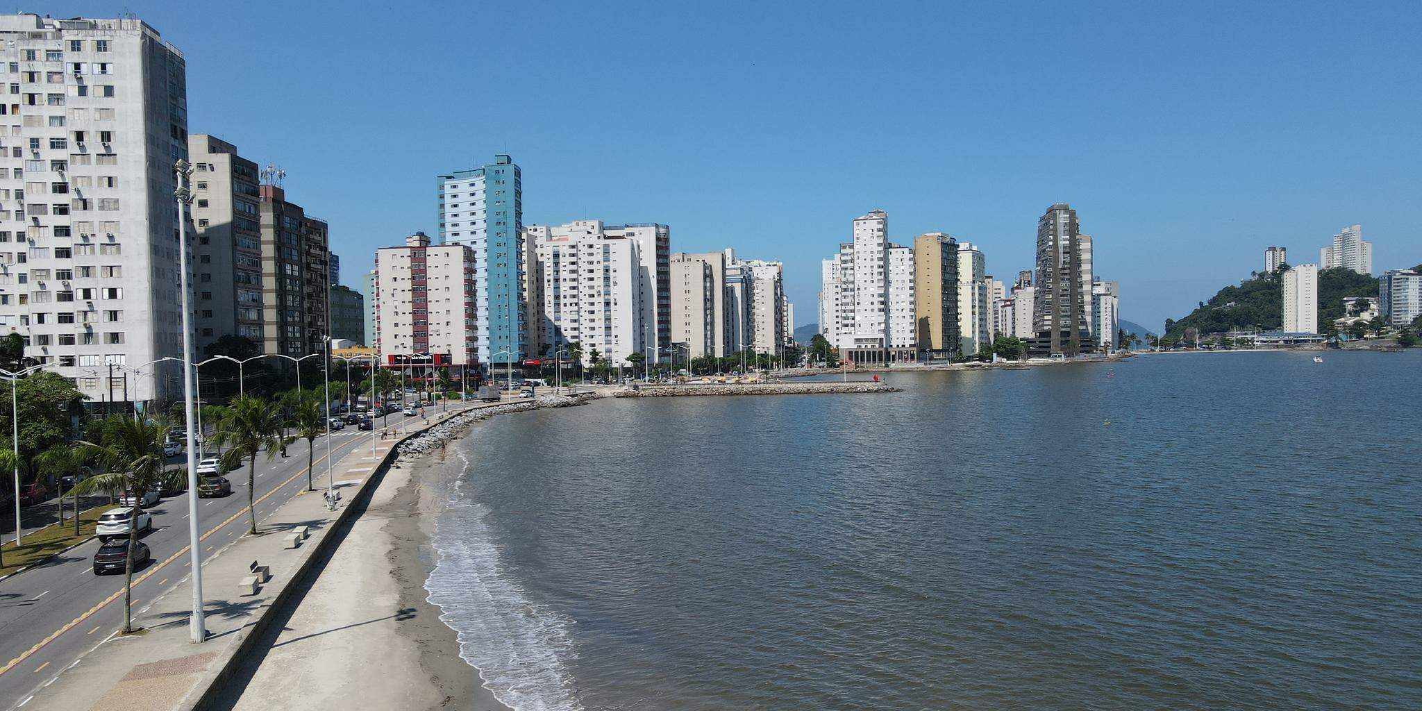 Há 10 módulos previstos e cinco serão instalados na região que abrange a Praia do Gonzaguinha