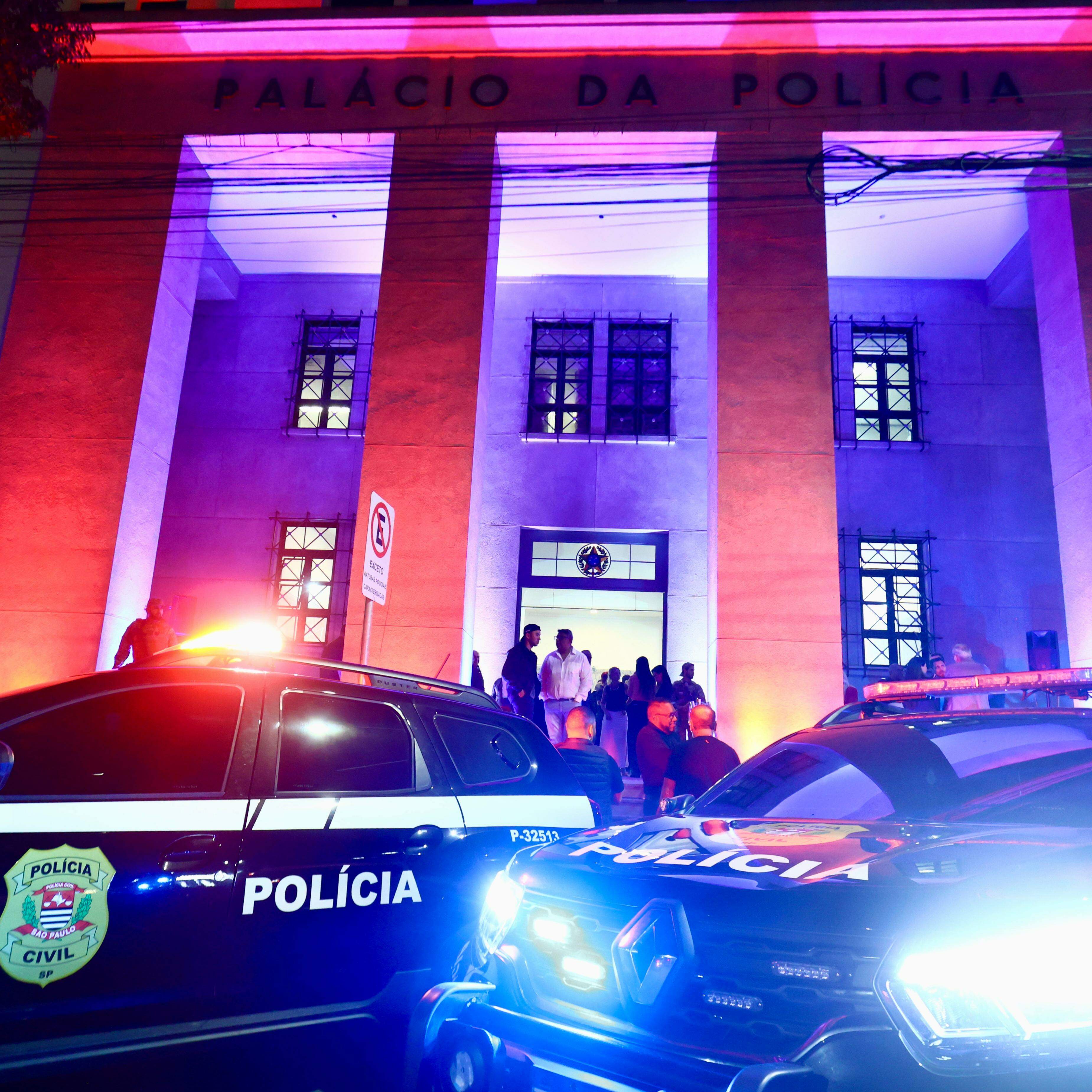 Obras no Palácio da Polícia, no Centro de Santos, começaram em 2021 e receberam investimento de R$ 15,5 milhões do Governo do Estado