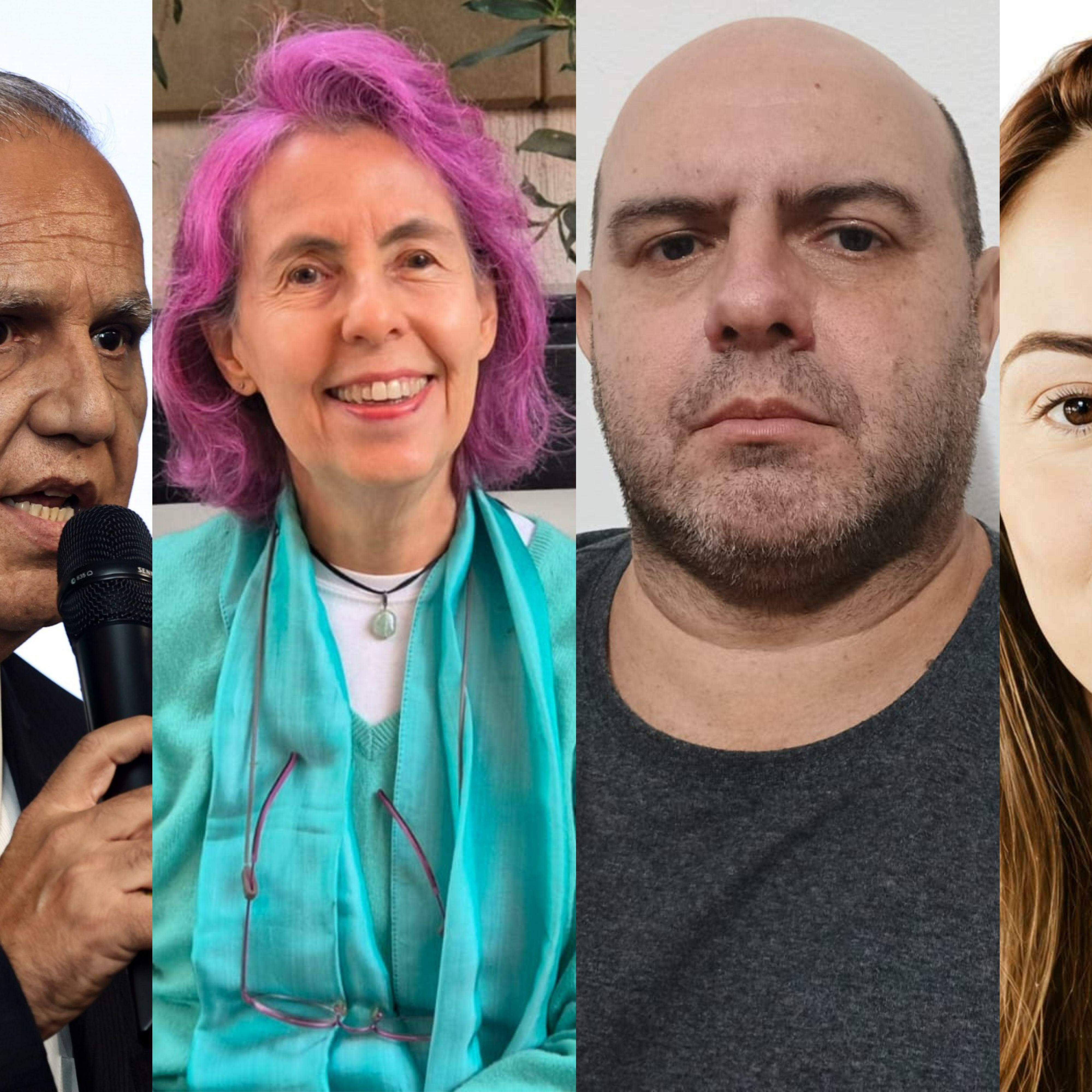 Rodolfo Amaral fará palestra; Vera vai participar de debate; Ademir atua como professor; Maria é gerente na B3, na Capital