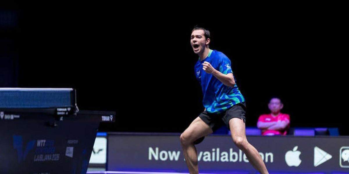 Hugo Calderano cai na final e perde chance do tri no WTT da Eslovênia