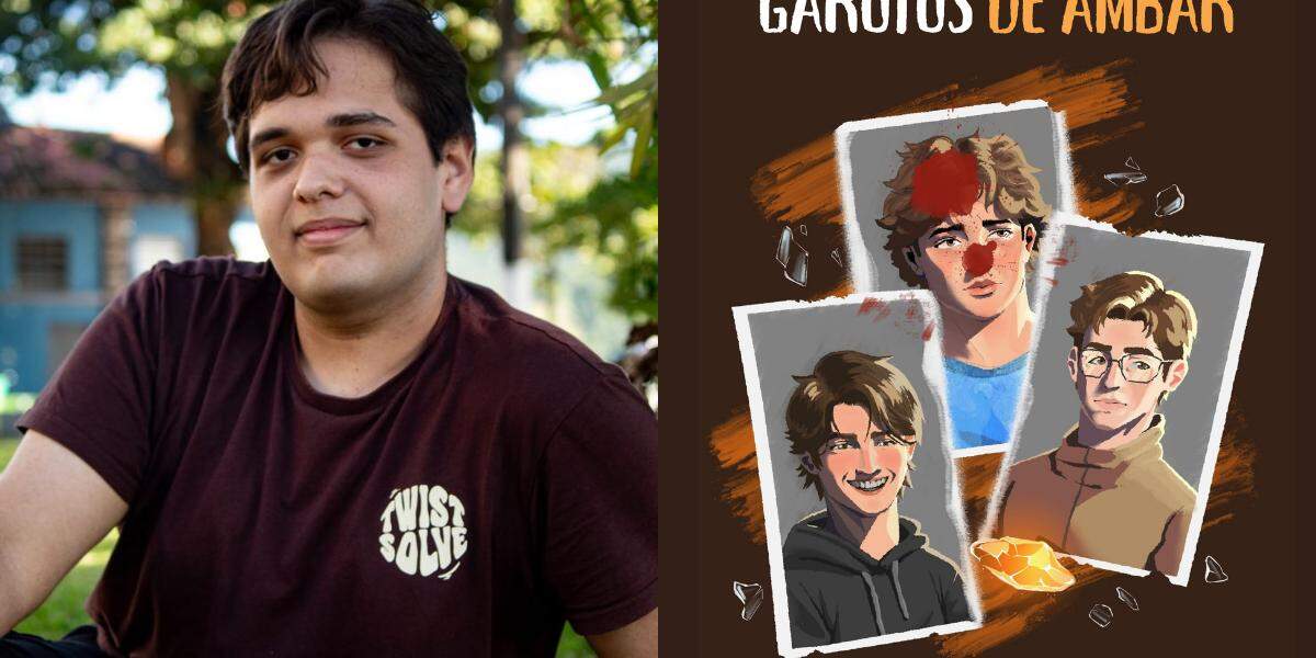 Léo Nóvoa lança o livro Garotos de Âmbar, com linguagem poética; obra é ilustrada por Nauã Aires