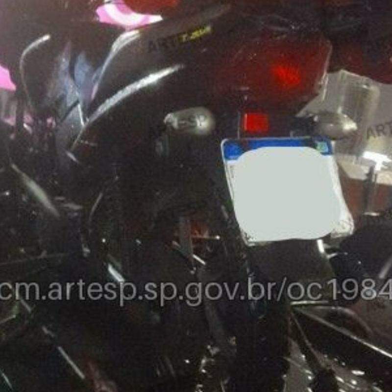 Segundo a SSP-SP, a motocicleta da vítima foi apreendida para perícia